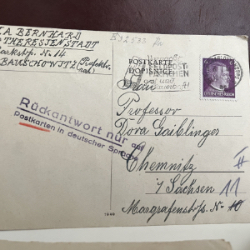 Brief der Familie Horwitz. Foto: IGdJ