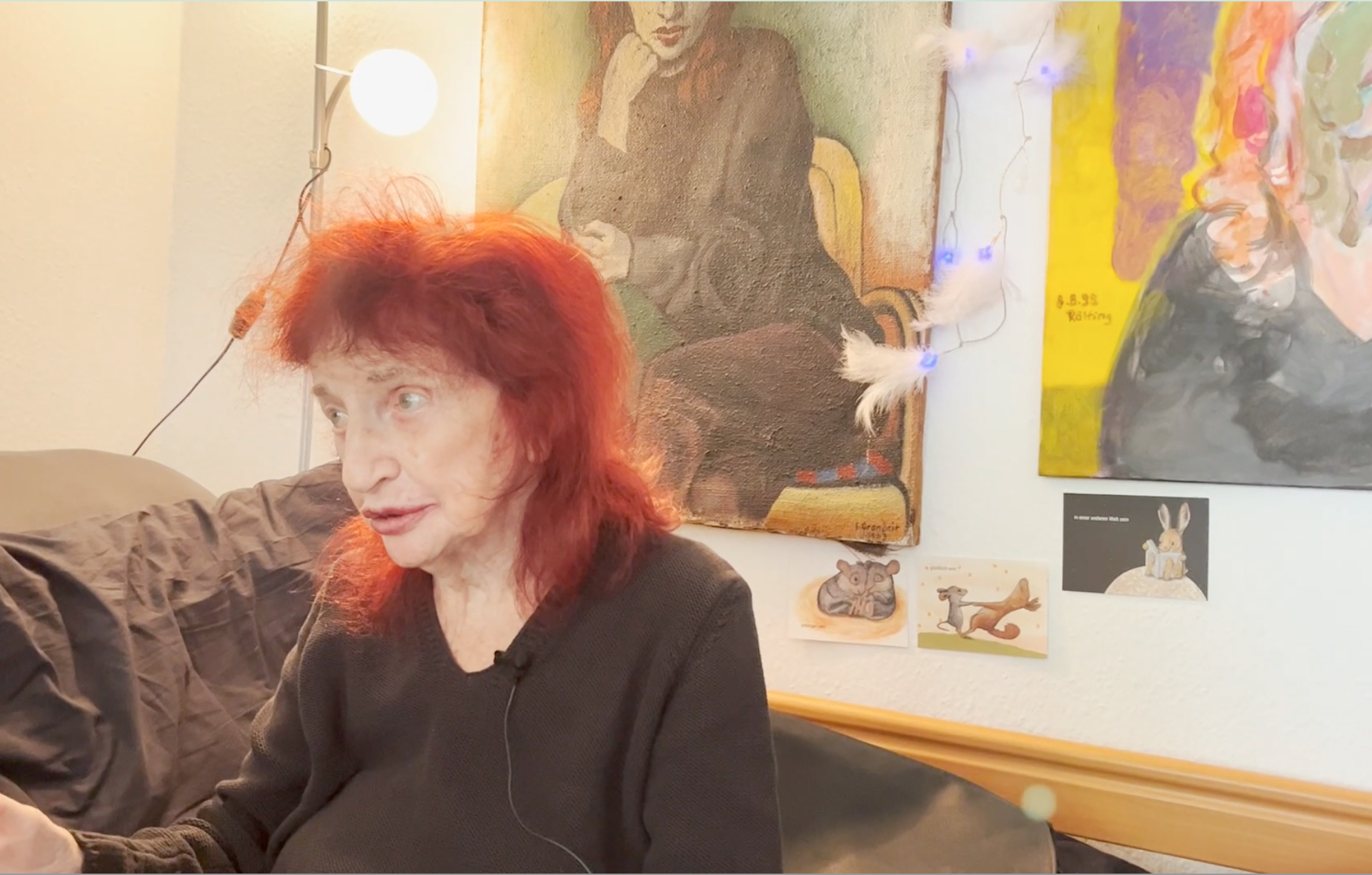 Foto von Peggy Parnass aus dem Gespräch